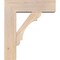 Ekena Millwork Olympic Block Smooth Bracket w/ Offset Brace, Douglas Fir, 7 1/2"W x 24"D x 28"H BKT0806X24X28OLY05SDF - alternate 2